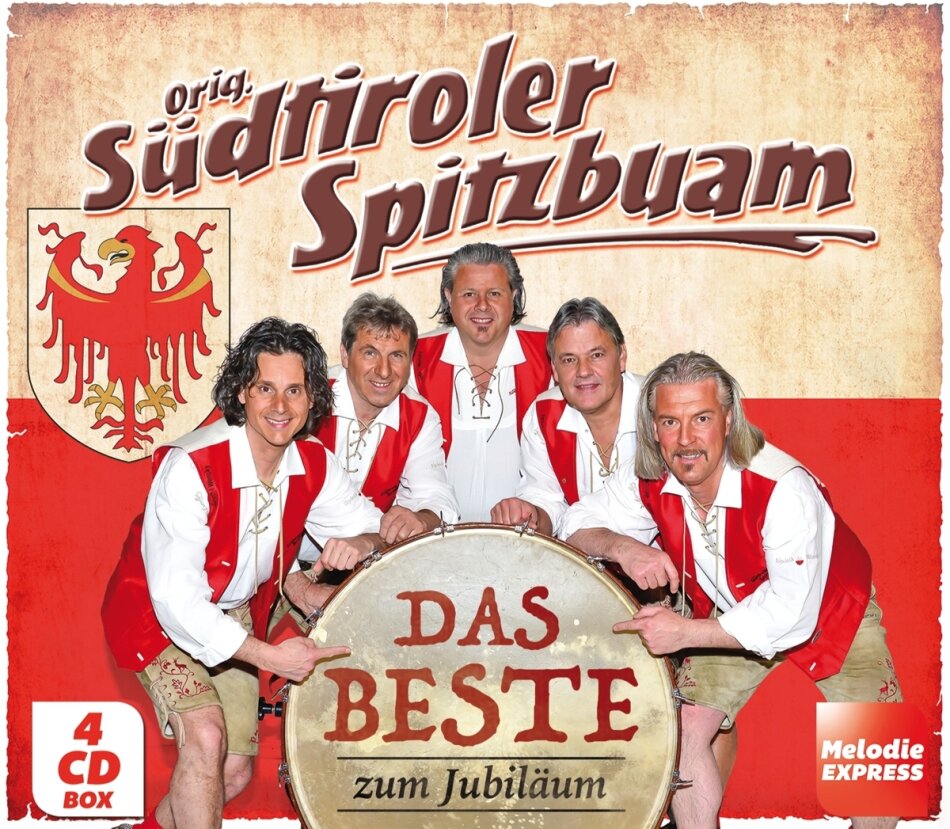 Original Südtiroler Spitzbuam - Das Beste zum Jubiläum 4 CDs