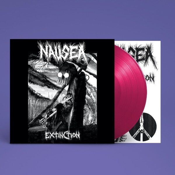 Nausea (NYC) - Extinction 2024 Reissue, Svart Records, Pink Vinyl, LP