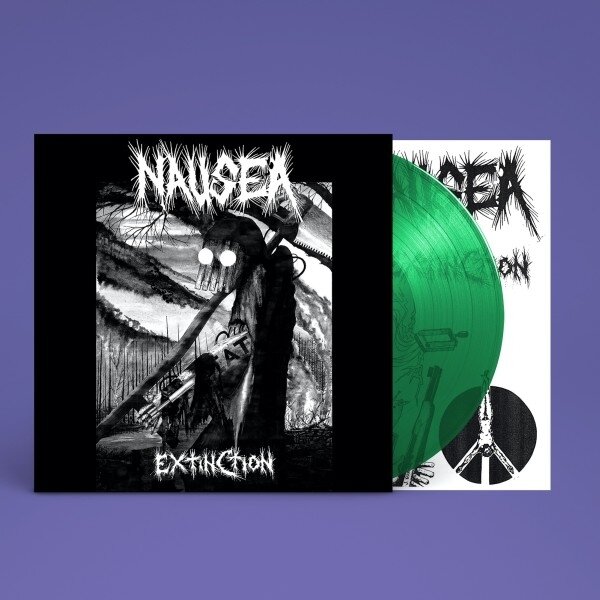 Nausea (NYC) - Extinction 2024 Reissue, Svart Records, Gree Vinyl, LP