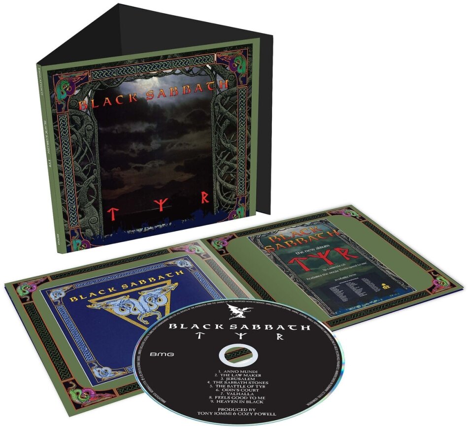 Black Sabbath - Tyr 2024 Reissue, 2024 Remaster, BMG Rights Management, Triplesleeve