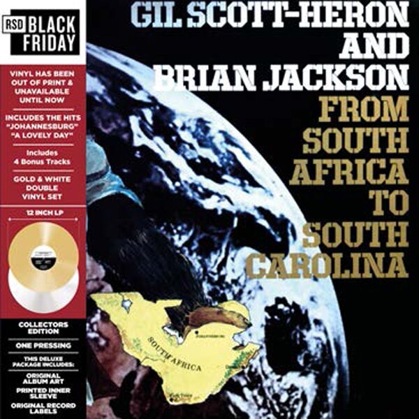 Gil Scott-Heron - From South Africa To South Carolina Black Friday 2024, Gold/White Vinyl, 2 LPs