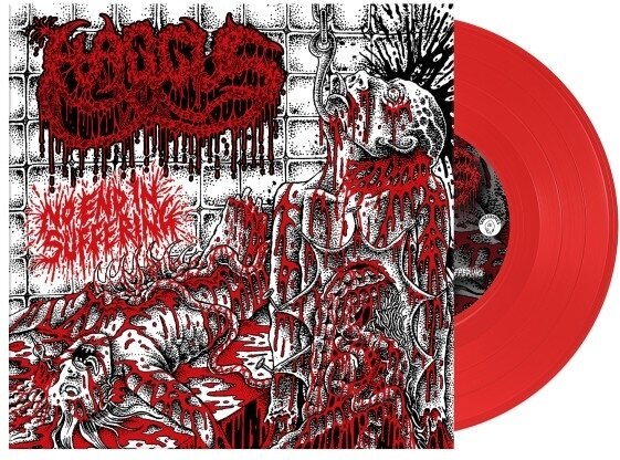 Haggus - No End in Suffering Limited Edition, Red Vinyl, 7" Single