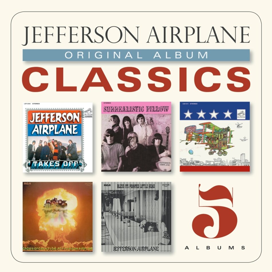 Jefferson Airplane - Original Album Classics 2024 Reissue, Music On CD, Boxset