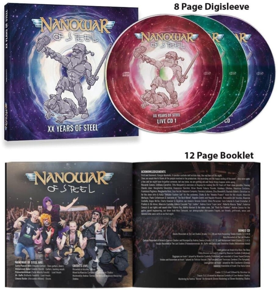 Nanowar Of Steel - XX Years of Steel 3 CD