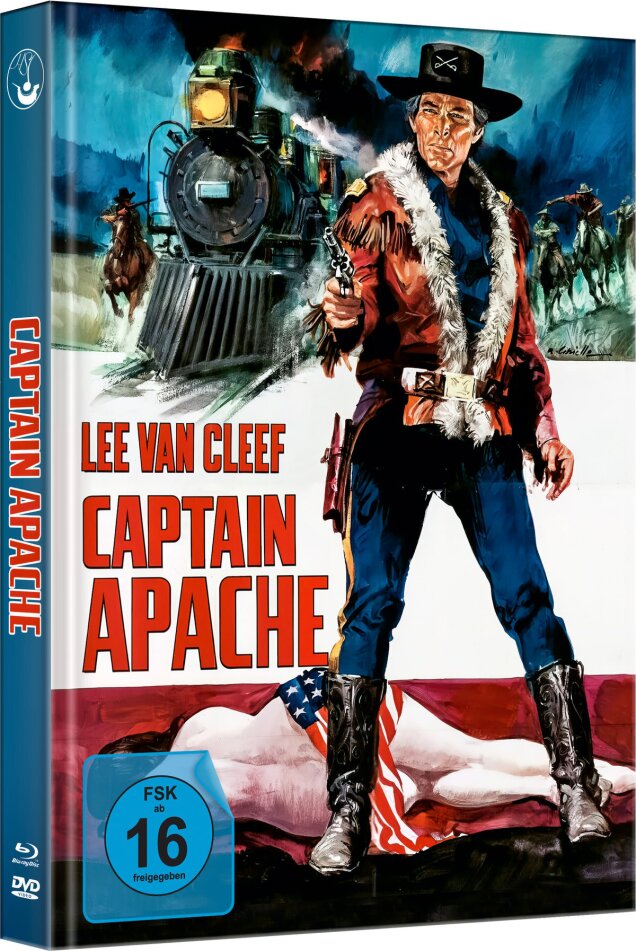 Captain Apache (1971) Limited Edition, Mediabook, Uncut, Blu-ray + DVD