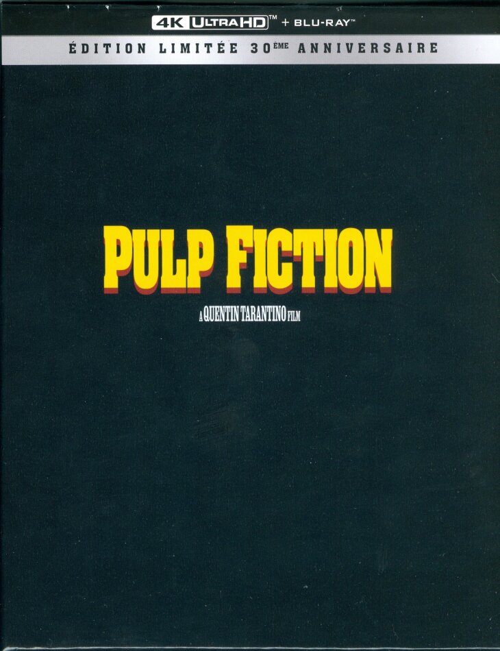 Pulp Fiction (1994) Édition Collector 30ème Anniversaire, Édition Limitée, 4K Ultra HD + Blu-ray