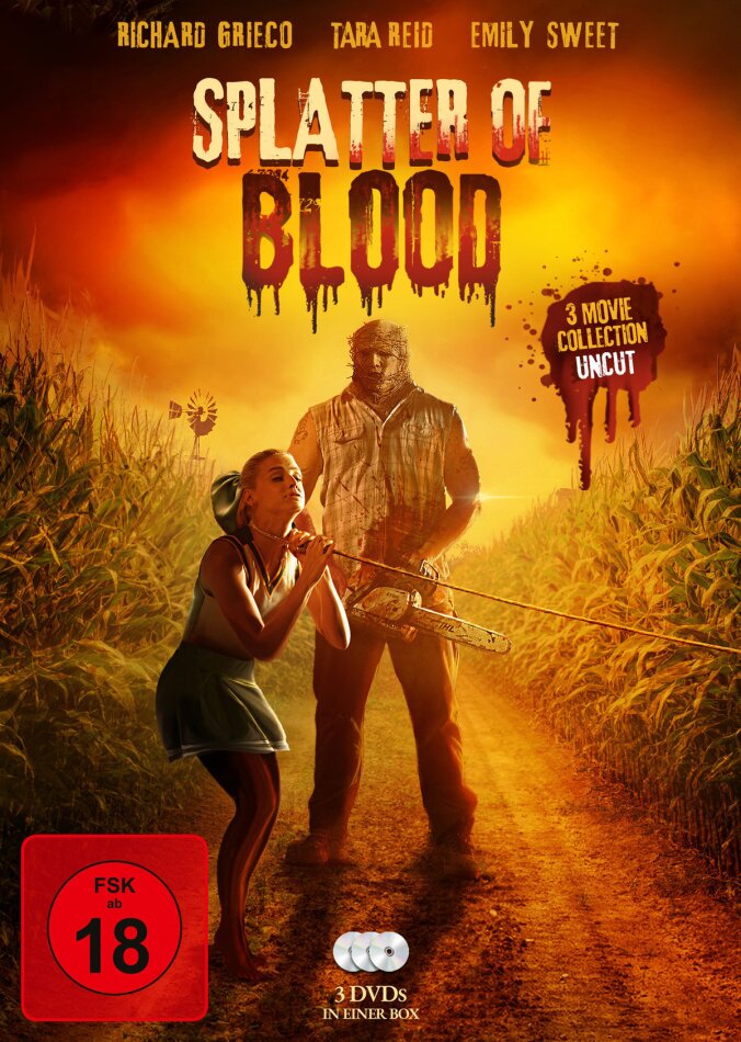 Splatter of Blood - 3 Movie Collection Uncut, 3 DVDs