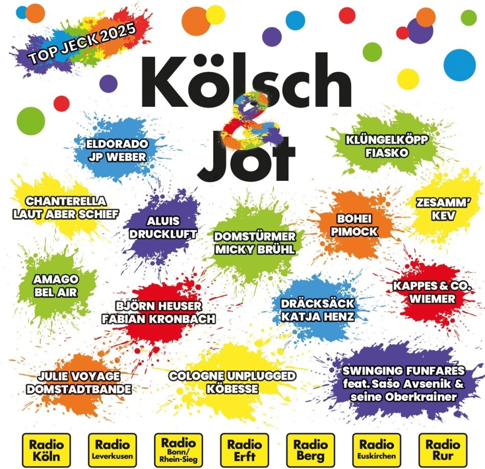 Kölsch & Jot - Top Jeck 2025 2 CDs