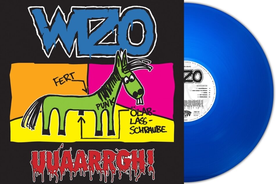 Wizo - Uuaarrgh! 2024 Reissue, Blue Vinyl, 2 LPs