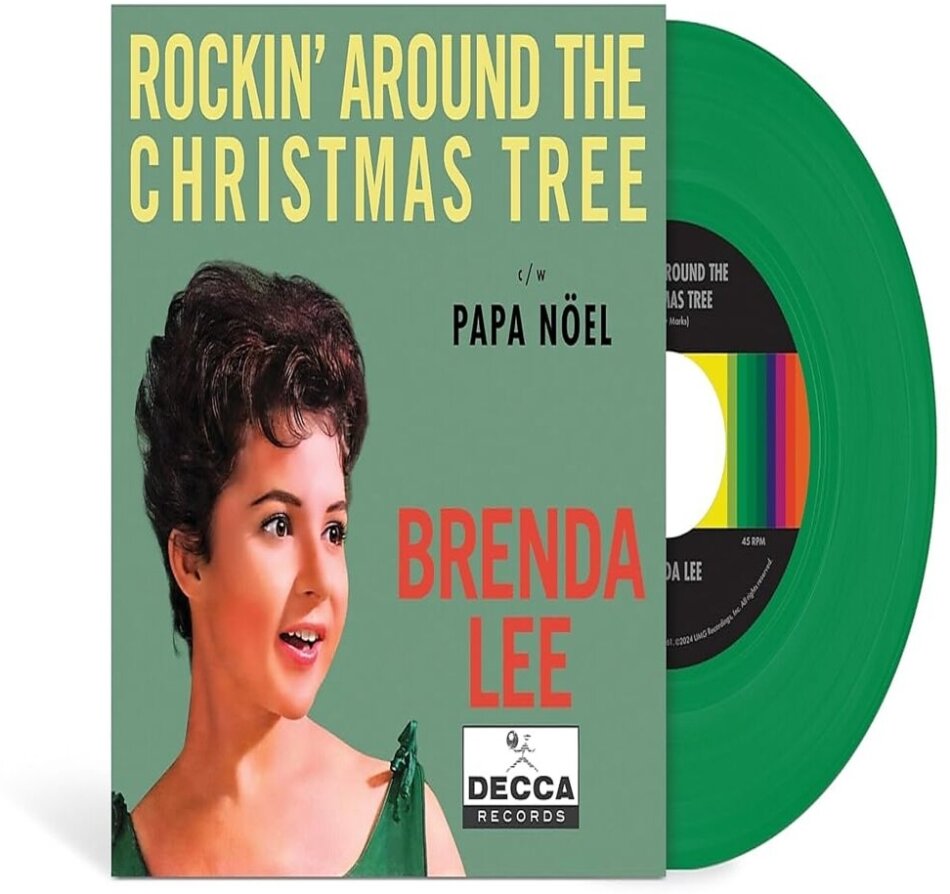 Brenda Lee - Rockin Around The Christmas Tree Translucent Emerald Vinyl, LP
