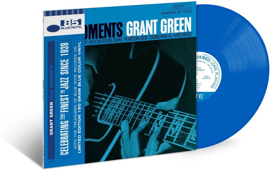 Grant Green - Idle Moments 2024 Reissue, Blue Note, Limited Edition, Blue Vinyl, LP