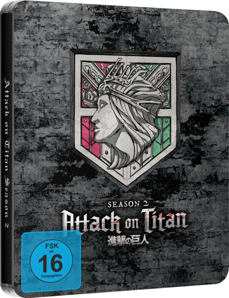 Attack on Titan - Staffel 2 Complete edition, Limited Edition, Steelbook, 2 DVDs