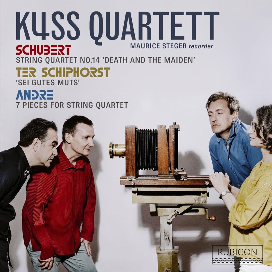 Franz Schubert (1797-1828), Iris ter Schiphorst, Mark Andre (*1964), Maurice Steger & Kuss Quartett - String Quartet No.14/Sei Gutes Muts/7 Pieces For S
