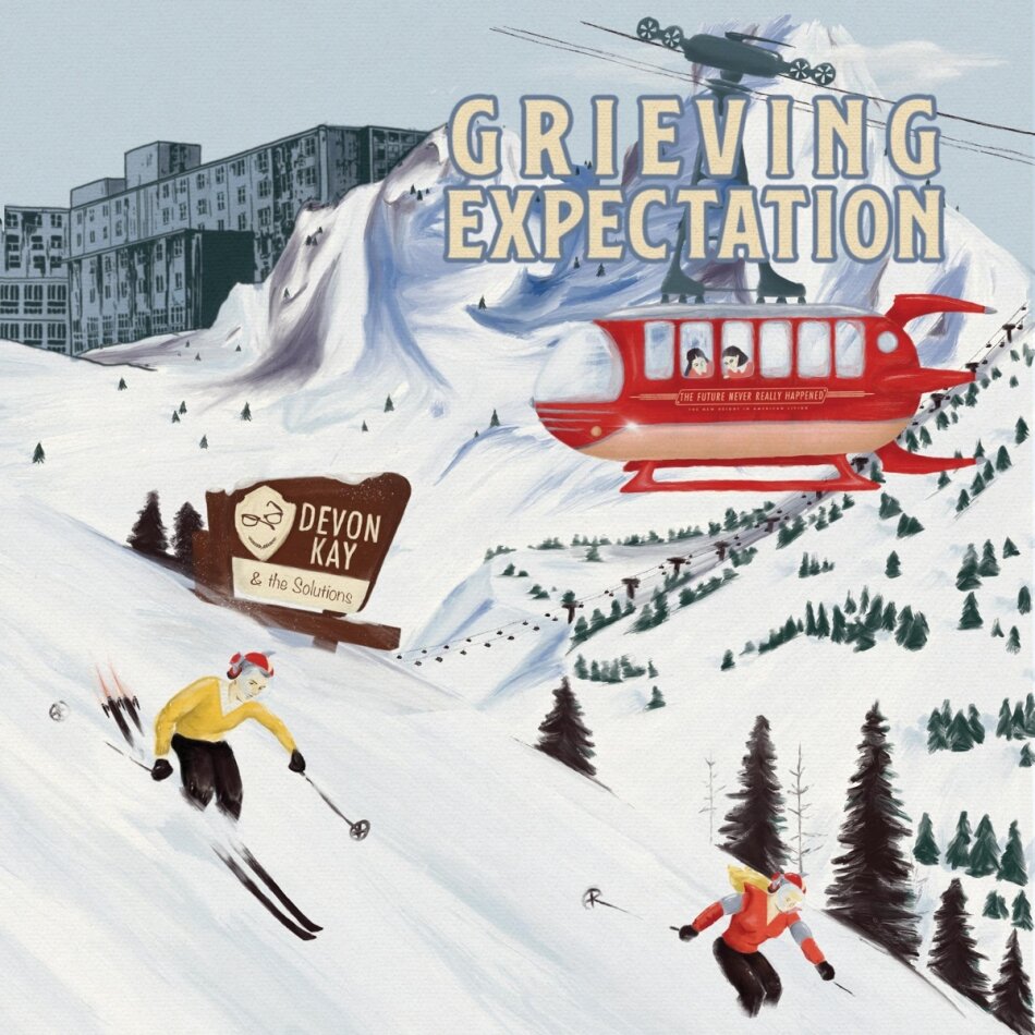 Devon Kay & The Solutions - Grieving Expectation Half Clear/Half White Silver Splatter Vinyl, LP