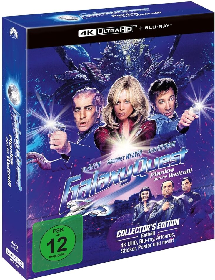 Galaxy Quest (1999) Collector's Edition 25° Anniversario, Edizione Limitata, Steelbook, 4K Ultra HD + Blu-ray