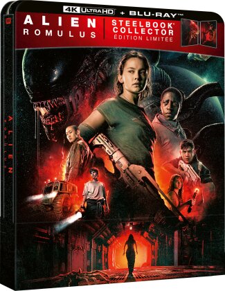 Alien: Romulus (2024) (&Eacute;dition Collector Limit&eacute;e, Steelbook, 4K Ultra HD + Blu-ray)
