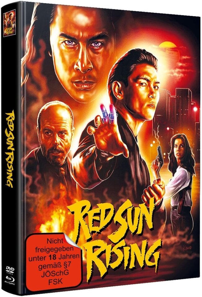 Red Sun Rising (1993) Wattiert, Édition Limitée, Mediabook, Blu-ray + DVD