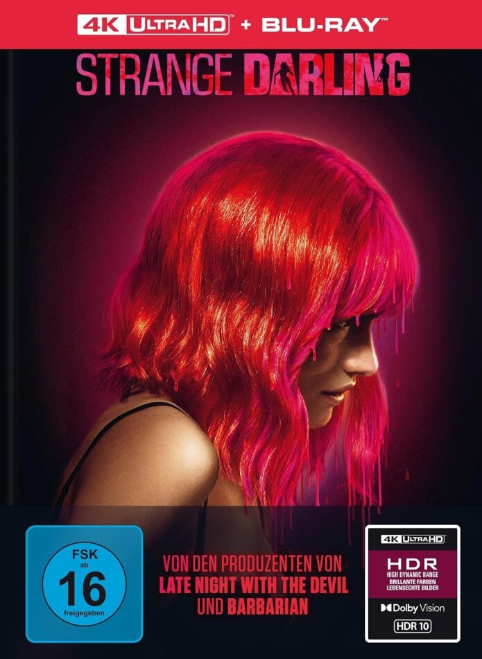 Strange Darling (2023) Limited Collector's Edition, Mediabook, 4K Ultra HD + Blu-ray