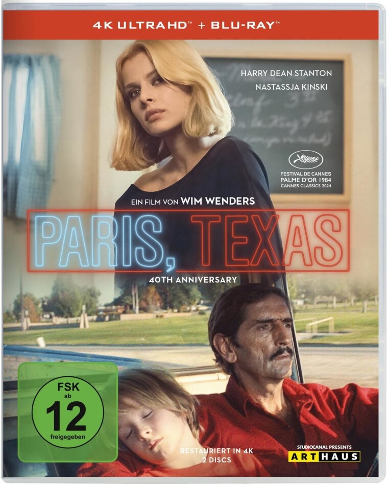 Paris, Texas (1984) Arthaus, 40th Anniversary Edition, Restored, 4K Ultra HD + Blu-ray