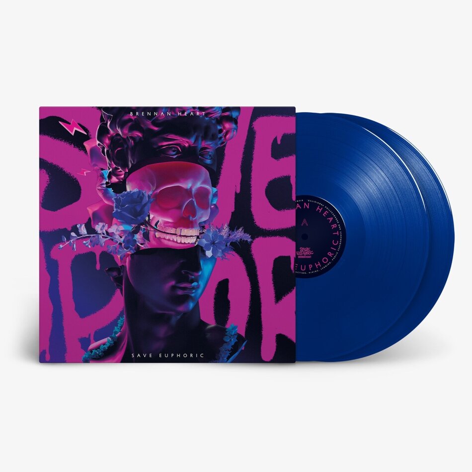 Brennan Heart - Save Euphoric Gatefold, Transparent Blue Vinyl, 2 LPs