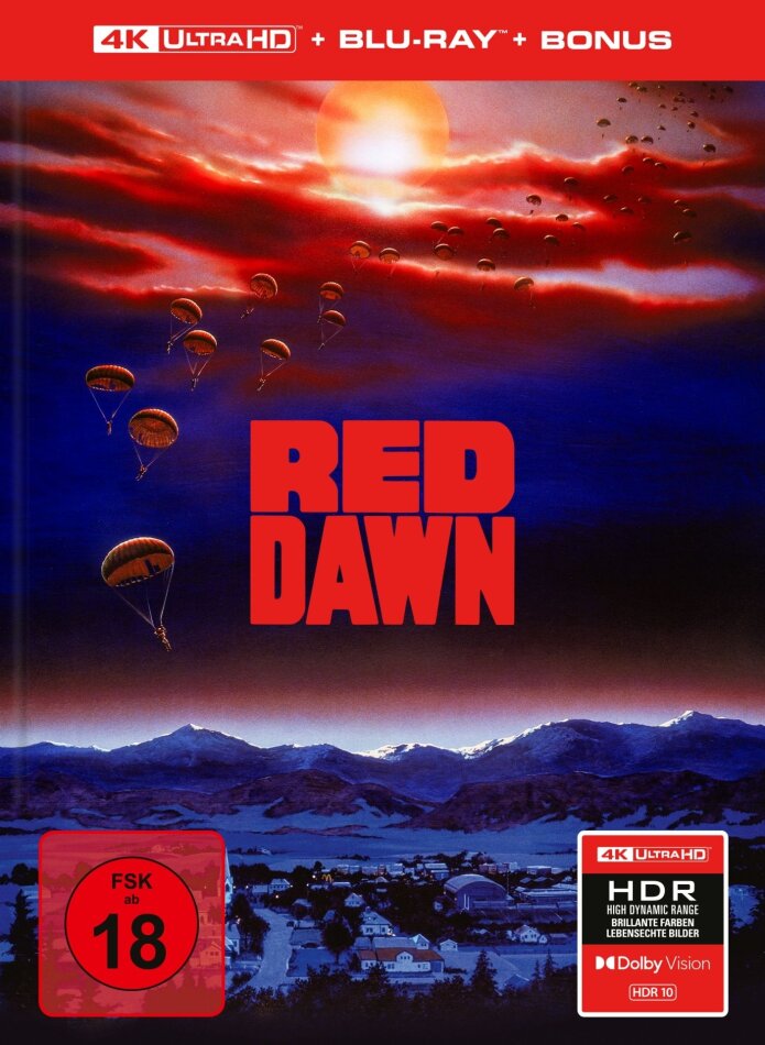 Red Dawn (1984) Cover A, Limited Collector's Edition, Mediabook, 4K Ultra HD + 2 Blu-rays