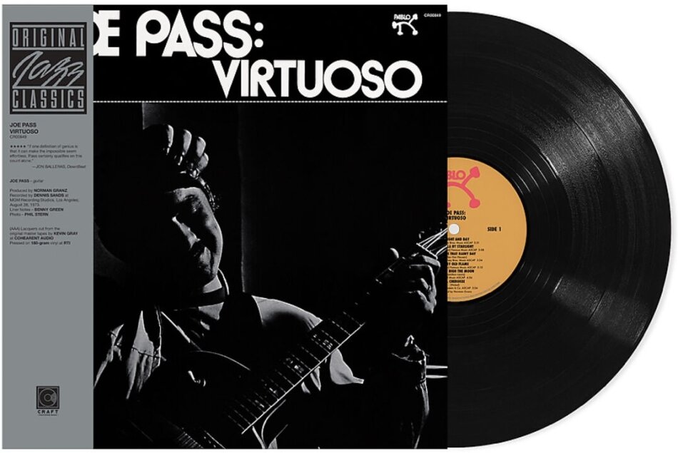 Joe Pass - Virtuoso 2024 Reissue, Concord Records, LP