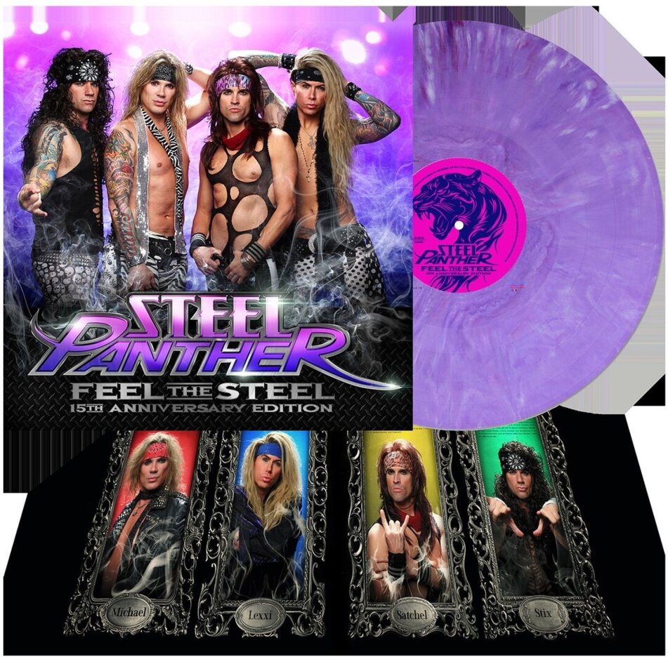 Steel Panther - Feel The Steel 2024 Reissue, 15th Anniversary Edition, Colored, LP
