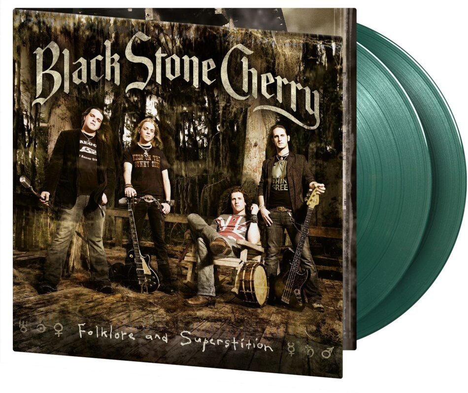 Black Stone Cherry - Folklore And Superstition 2024 Reissue, Music On Vinyl, Green Vinyl, 2 LPs