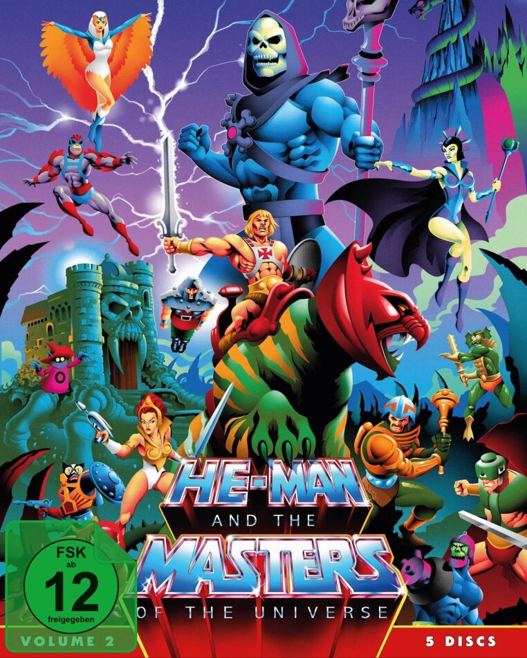 He-Man and the Masters of the Universe - Staffel 2 Remastered, 5 Blu-rays