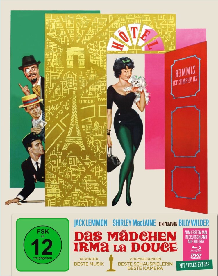 Das Mädchen Irma La Douce (1963) Limited Edition, Mediabook, Blu-ray + DVD