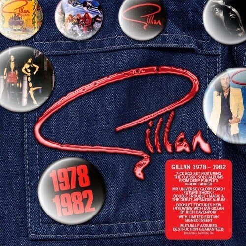 Gillan - 1978-1982 2025 Reissue, Edsel, Autographed, Deluxe Edition, 7 CDs