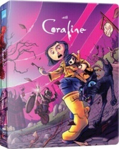 Coraline (2009) Limited Edition, Steelbook, 4K Ultra HD + Blu-ray