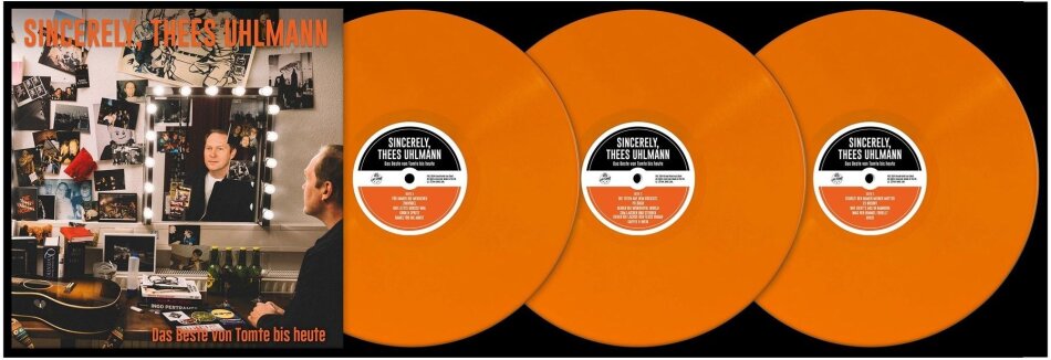 Tomte & Thees Uhlmann - Sincerely,Thees Uhlmann! Das Beste Von Tomte Bis Heute Limited Edition, Orange Vinyl, 3 LPs