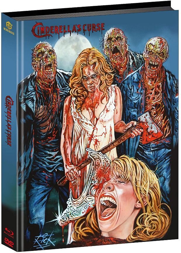 Cinderella's Curse (2024) Cover A, Wattiert, Limited Edition, Mediabook, Uncut, DVD + Blu-ray