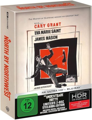 Der unsichtbare Dritte (1959) (Schuber, Ultimate Collector's Edition, Limited Edition, Steelbook, 4K Ultra HD + Blu-ray)