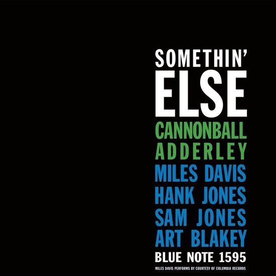 Cannonball Adderley - Somethin Else 2024 Reissue, Capitol, UHQCD