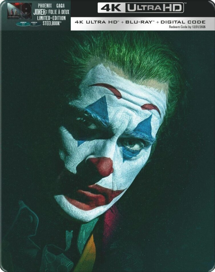 Joker: Folie à Deux - Joker 2 (2024) Limited Edition, Steelbook, 4K Ultra HD + Blu-ray