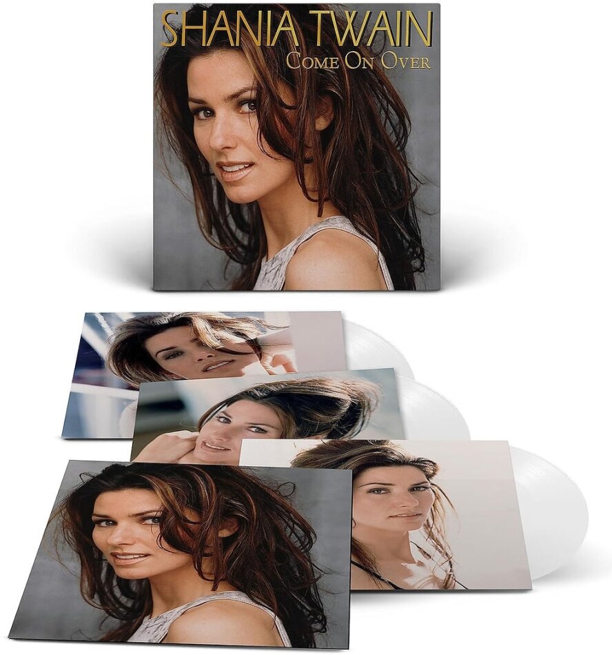 Shania Twain - Come On Over 2023 Reissue, Diamond Edition, Ultra Clear Vinyl, 3 LP
