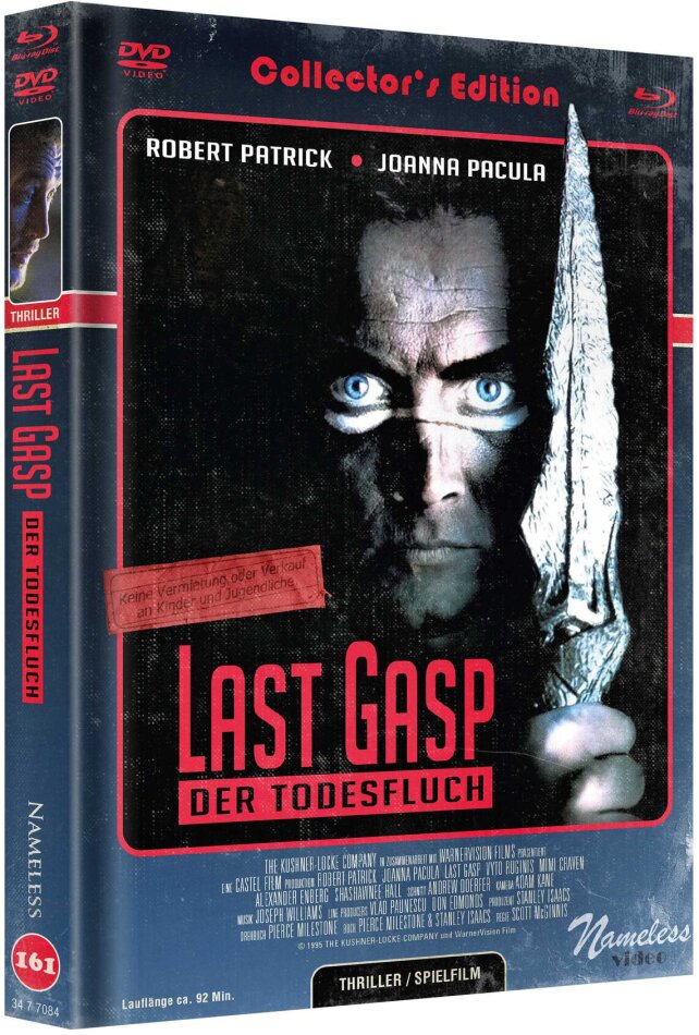Last Gasp - Der Todesfluch (1995) Cover C, Limited Collector's Edition, Mediabook, Blu-ray + DVD