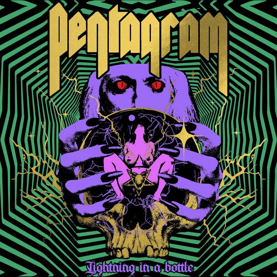 Pentagram - Lightning In A Bottle Deluxe Edition, Transp W/ Splatter Neon Green-Black-Yellow Vinyl, 2 LPs