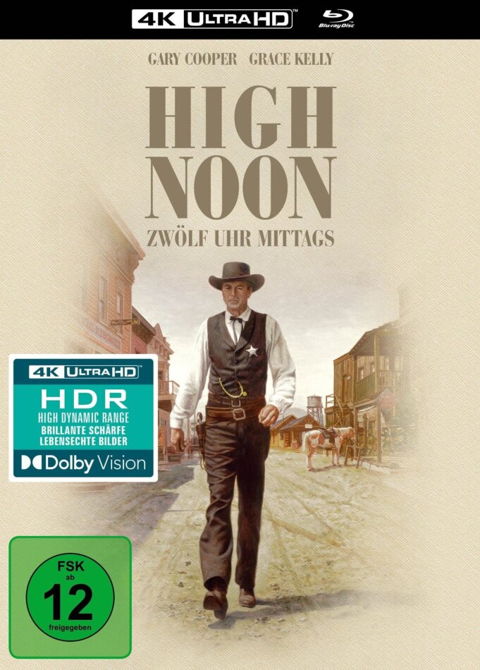 High Noon - Zwölf Uhr Mittags (1952) b/w, Limited Collector's Edition, Mediabook, 4K Ultra HD + Blu-ray