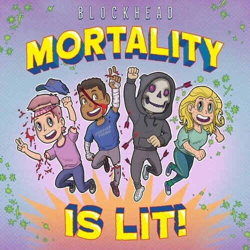 Blockhead - Mortality Is Lit Blue/Pink Splatter Vinyl, 2 LPs
