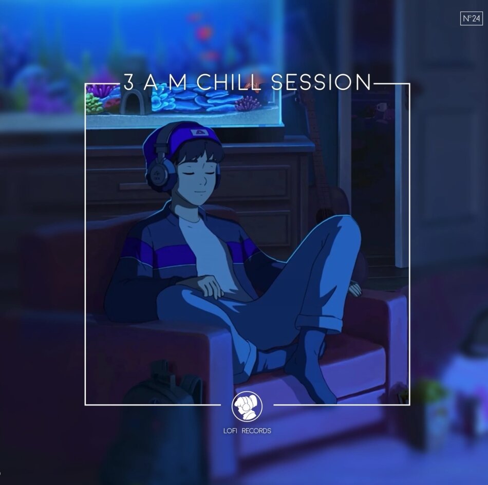 Lofi Girl - Lofi Girl Presents 3 A.M. Chill Session Blue Vinyl, 2 LPs