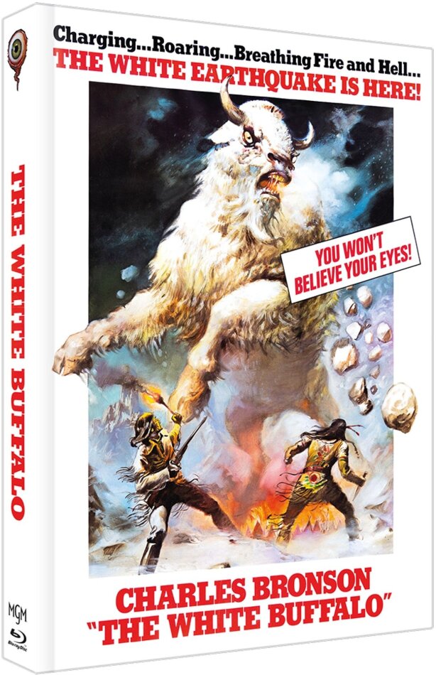 The White Buffalo (1977) Cover C, Limited Edition, Mediabook, Uncut, Blu-ray + DVD