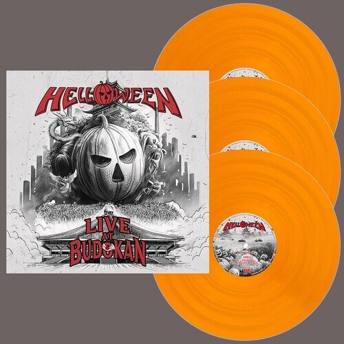 Helloween - Live At Budokan Limited Edition, Pumpkin Orange Vinyl, 3 LPs