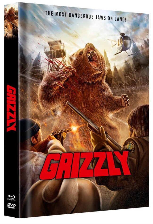 Grizzly (1976) Cover A, Édition Limitée, Mediabook, Blu-ray + DVD
