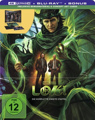Loki - Staffel 2 (Limited Collector's Edition, Steelbook, 2 4K Ultra HDs + 2 Blu-rays)