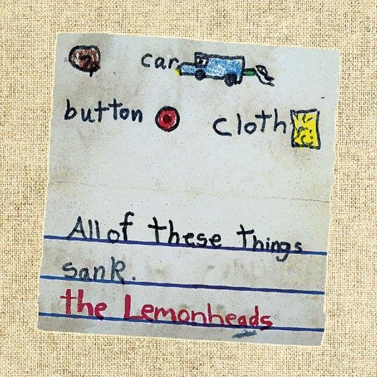 The Lemonheads - Car Button Cloth 2025 Reissue, deluxe exp, Yellow Vinyl, 2 LPs