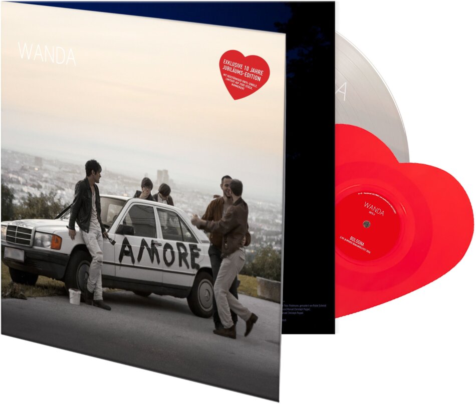 Wanda - Amore 2024 Reissue, Exklusive 10 Jahre Jubiläums-Edition, LP + 7" Single