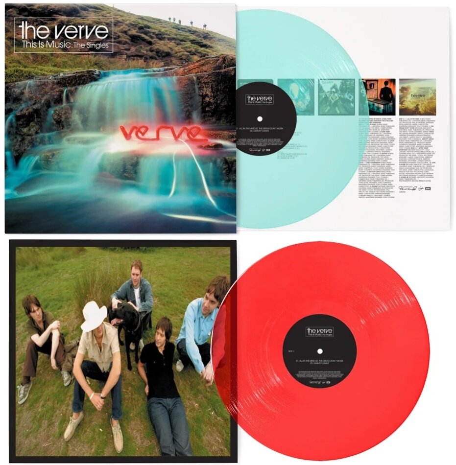 The Verve - This Is Music: The Singles 92-98 2025 Reissue, Coke Bottle Clear & Transparent Red Vinyl, 2 LPs